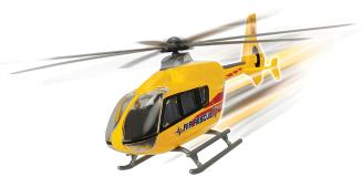 Вертолет EC 135 die-cast с крутящимися лопастями 21см 2в Dickie Toys 3714006