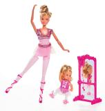Кукла Штеффи и кукла Еви 12 см набор Школа балета Simba 5733038