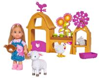 Кукла Еви 12 см набор Счастливая ферма Simba 5733075