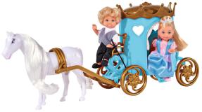 Кукла Еви 12 см и Тимми в карете Simba5738516